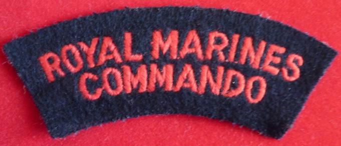 Royal Marine Commando Cloth Shoulder Title