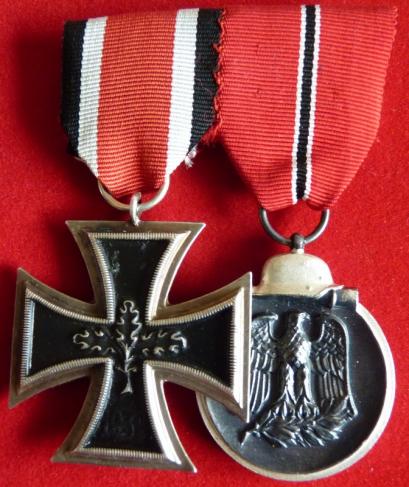 German WW2 Medal Pair 1957 Variation