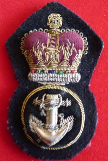 Royal Navy Petty Officer's Bullion Cap Badge