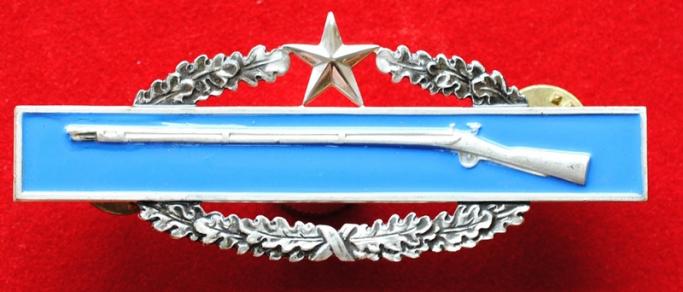 United States of America Combat Infantryman Badge Second Award one Silver Star