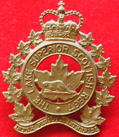 Canadian Cap Badge The Lake Superior Scottish Regiment 