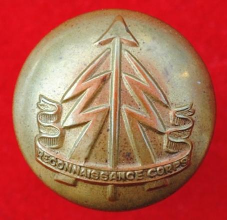 Reconnaissance Corps Brass Button
