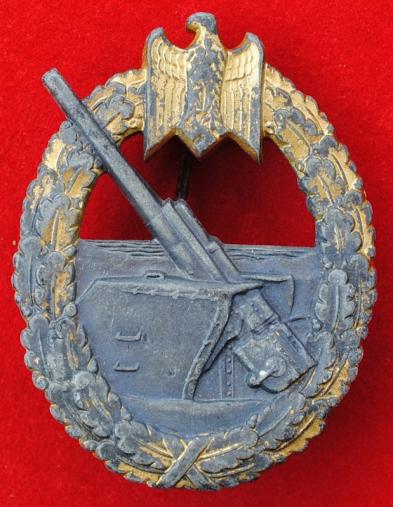 WW2 German Coastal Artillery War Badge