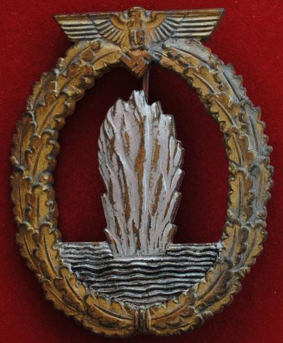 WW2 German Kriegsmarine Minesweeper/Sub Hunters Badge