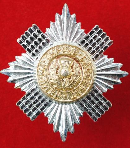 The Scots Guards Anodised Cap Badge