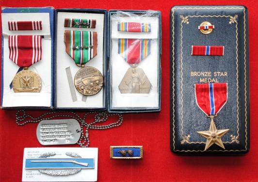 WW2 Bronze Star Named Medal group of Four Awards