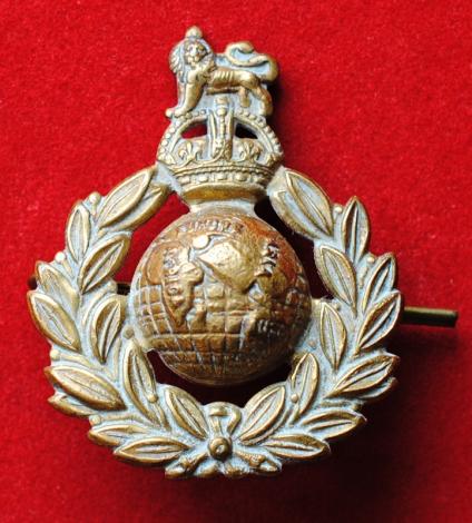 Royal Marines Brass Cap Badge