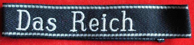 WW2 German Cuff Title “Das Reich” 