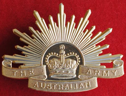 Australian Army Anodised Cap Badge