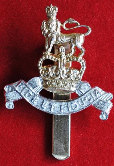 The Royal Army Pay Corps Anodised Cap Badge (Small type)