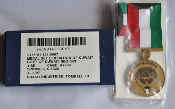 US issue Liberation of Kuwait Medal set