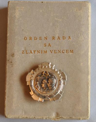 Yugoslavian Order of Labour with Silver Wreath