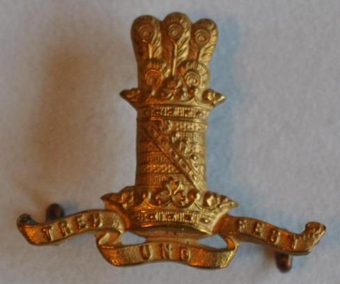 Brass Beret Badge of the 11th Hussars