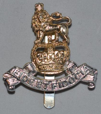 Royal Army Pay Corps large Anodised Aluminium Cap Badge