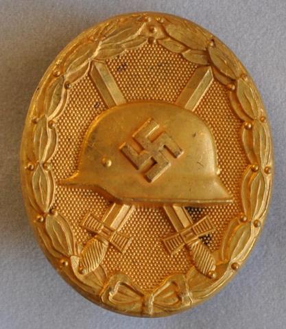 WW2 German Wound Badge in Gold