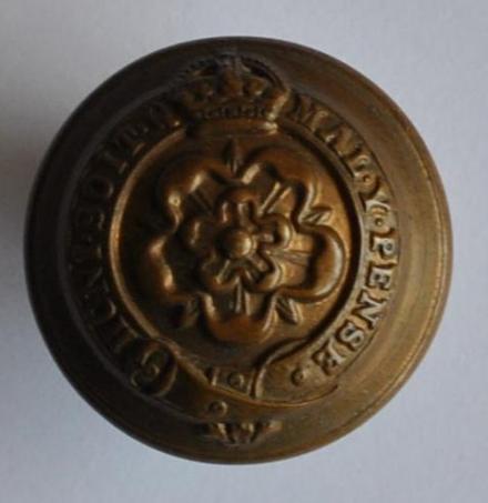 British Army Brass Button to the Royal Fusiliers