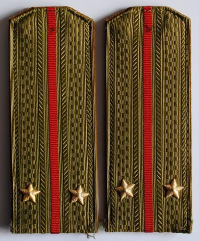 Soviet Army officers shoulder Rank boards Army Lieutenant