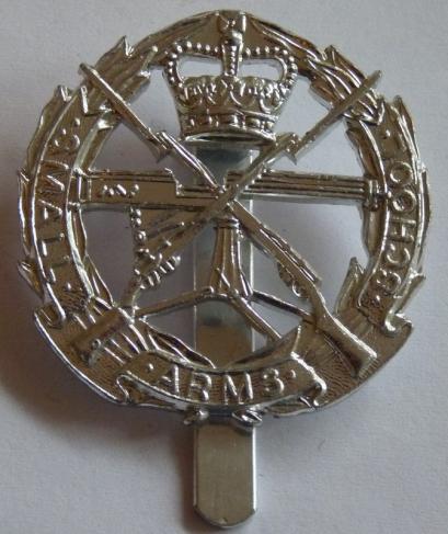 British Army Anodised Aluminium Cap Badge Small Arms School Corps
