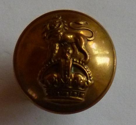 British Army Brass Button The Queens Own West Kent Regiment