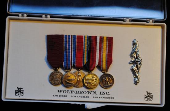 WW2 USA Submariners Miniature medal set