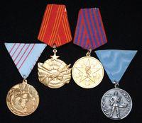 Former Yugoslavia group of 4 awards