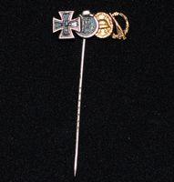 WW2 German Stick pin of 4 awards in the 1957 variation 